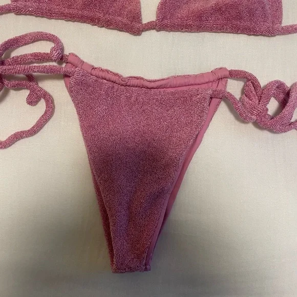 Frankie's Bikinis Lavender Triangle Bikini - Picture 6 of 9